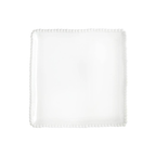 Ceramic Beaded Plate - 10"x10"