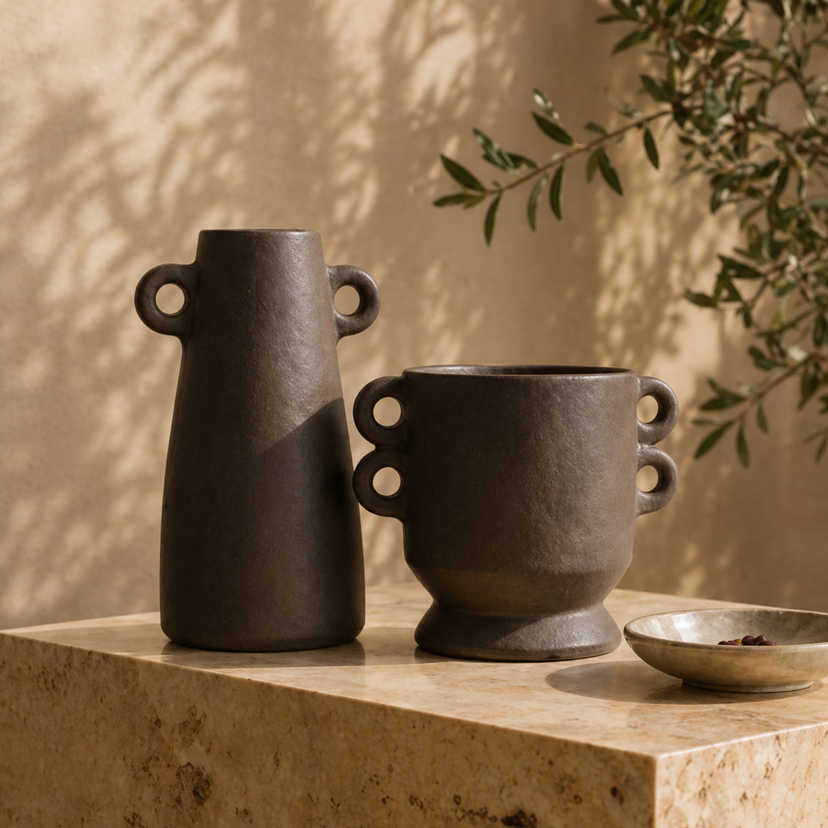 Paper Mache Vase - Short