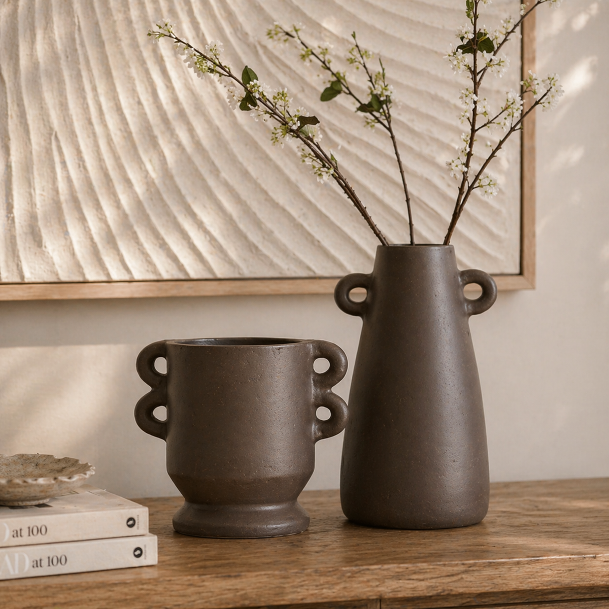 Paper Mache Vase - Short