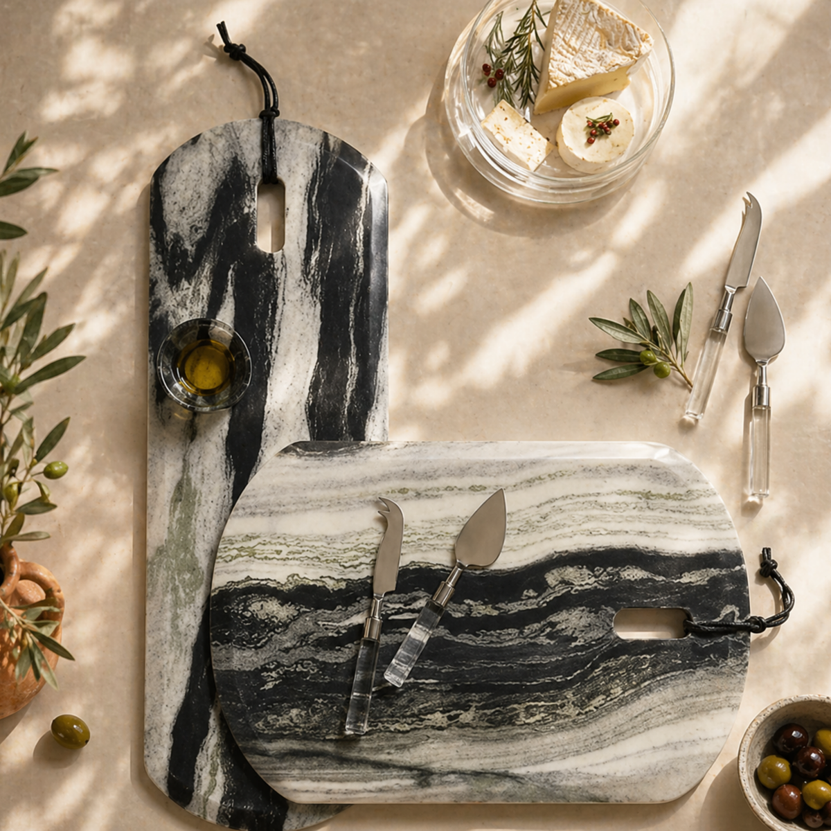 Marble Serving Board - Wide