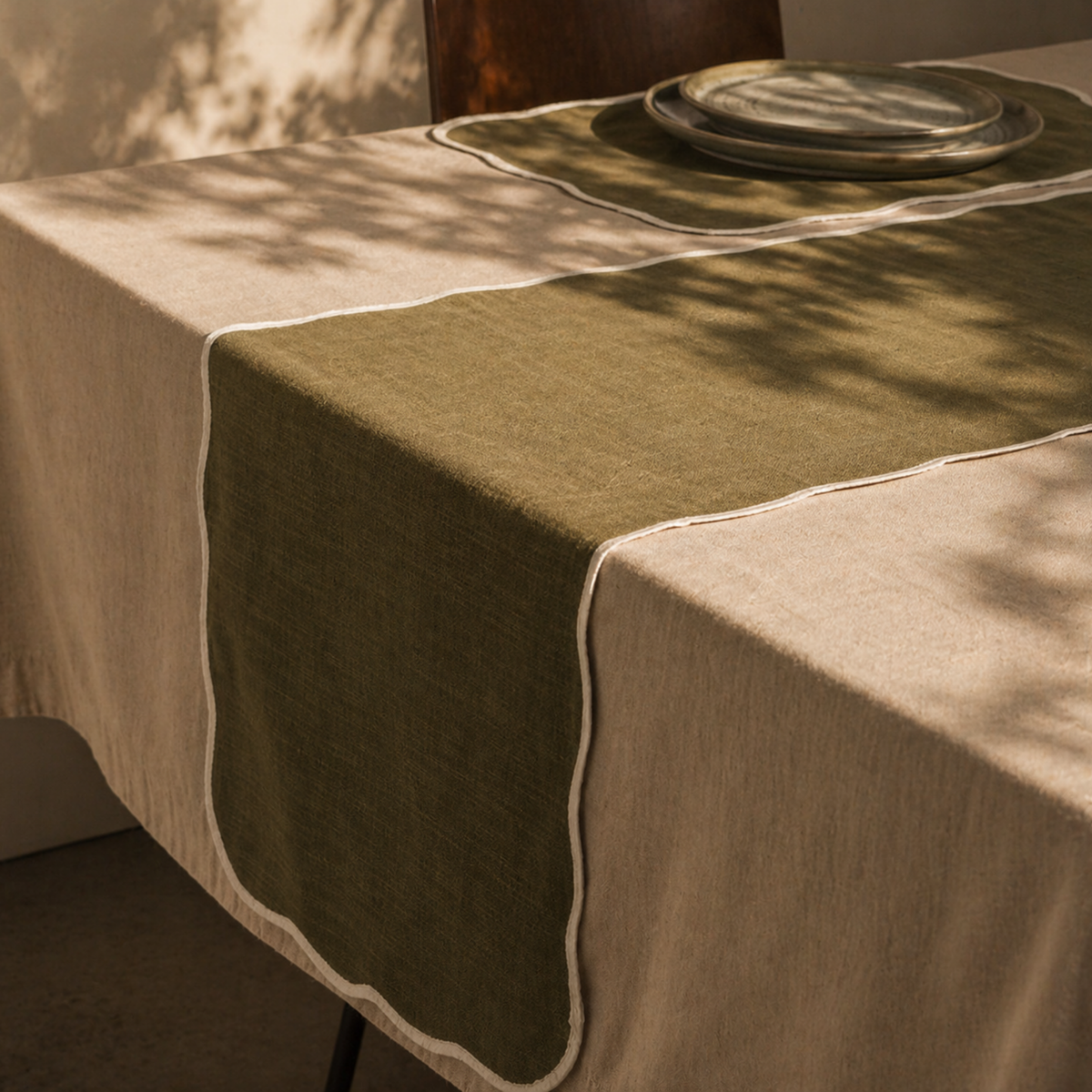 Scalloped Table Runner