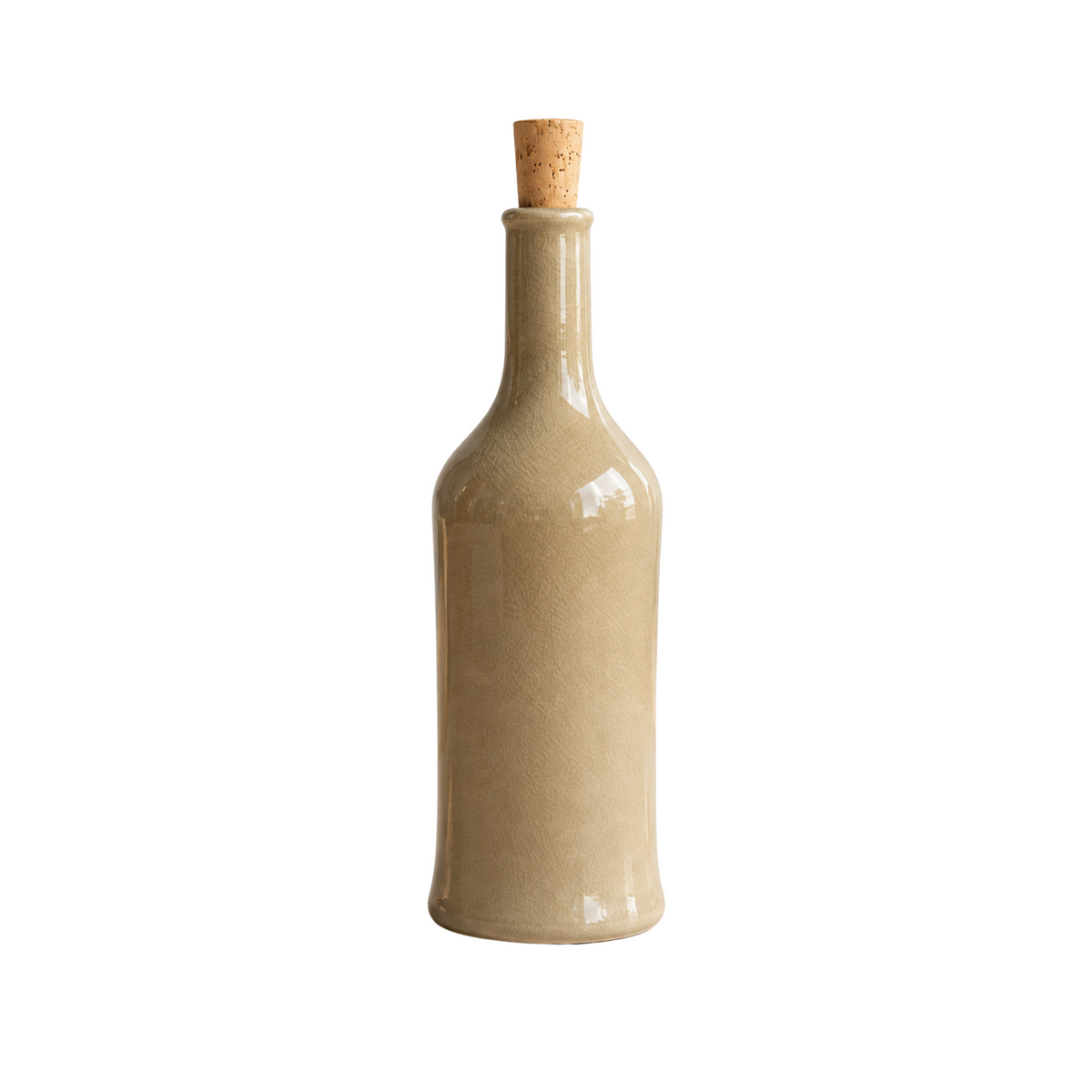 Stoneware Olive Oil Bottle