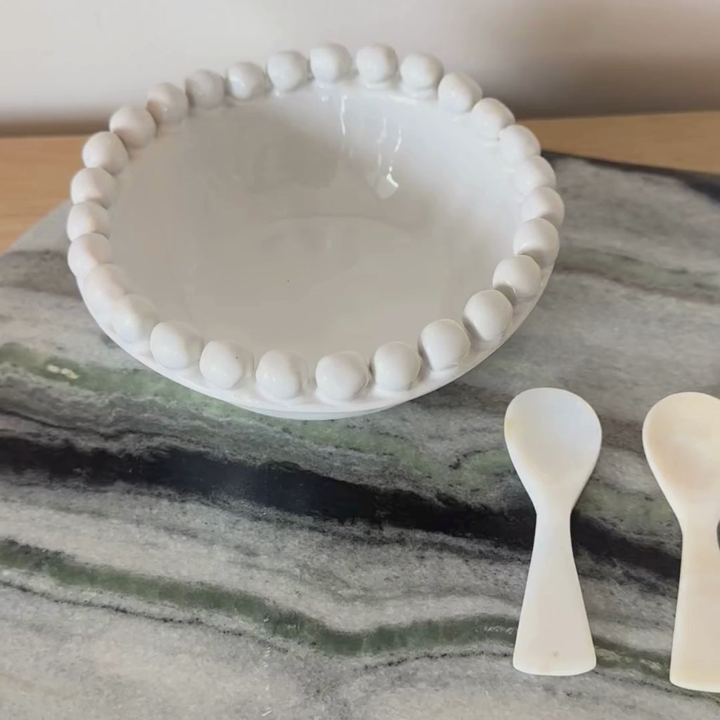 Ceramic Beaded Bowl - Small
