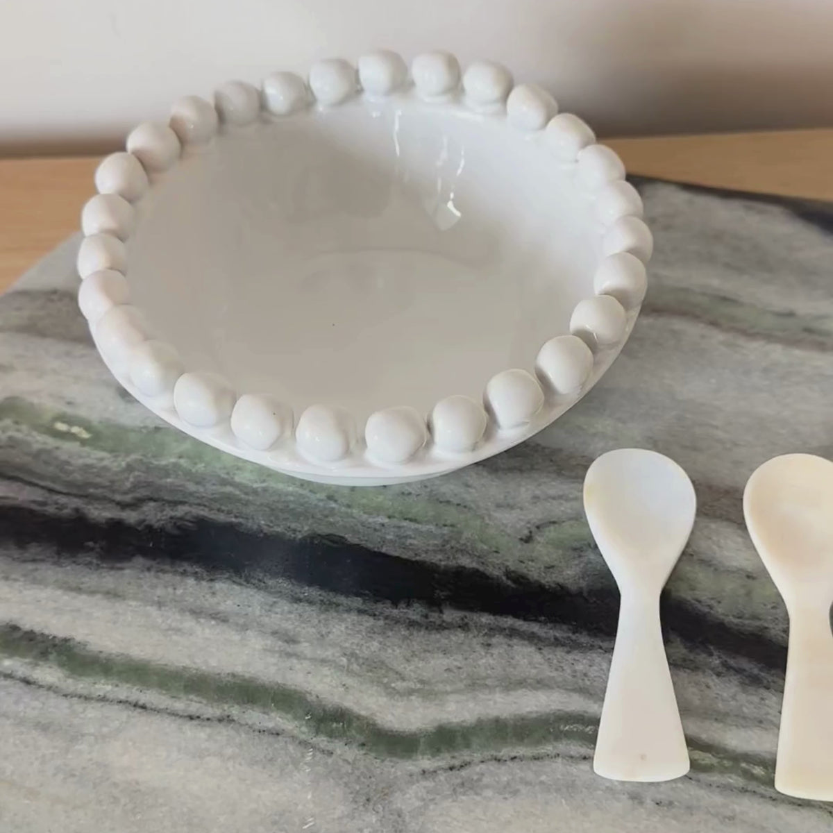 Ceramic Beaded Bowl - Small