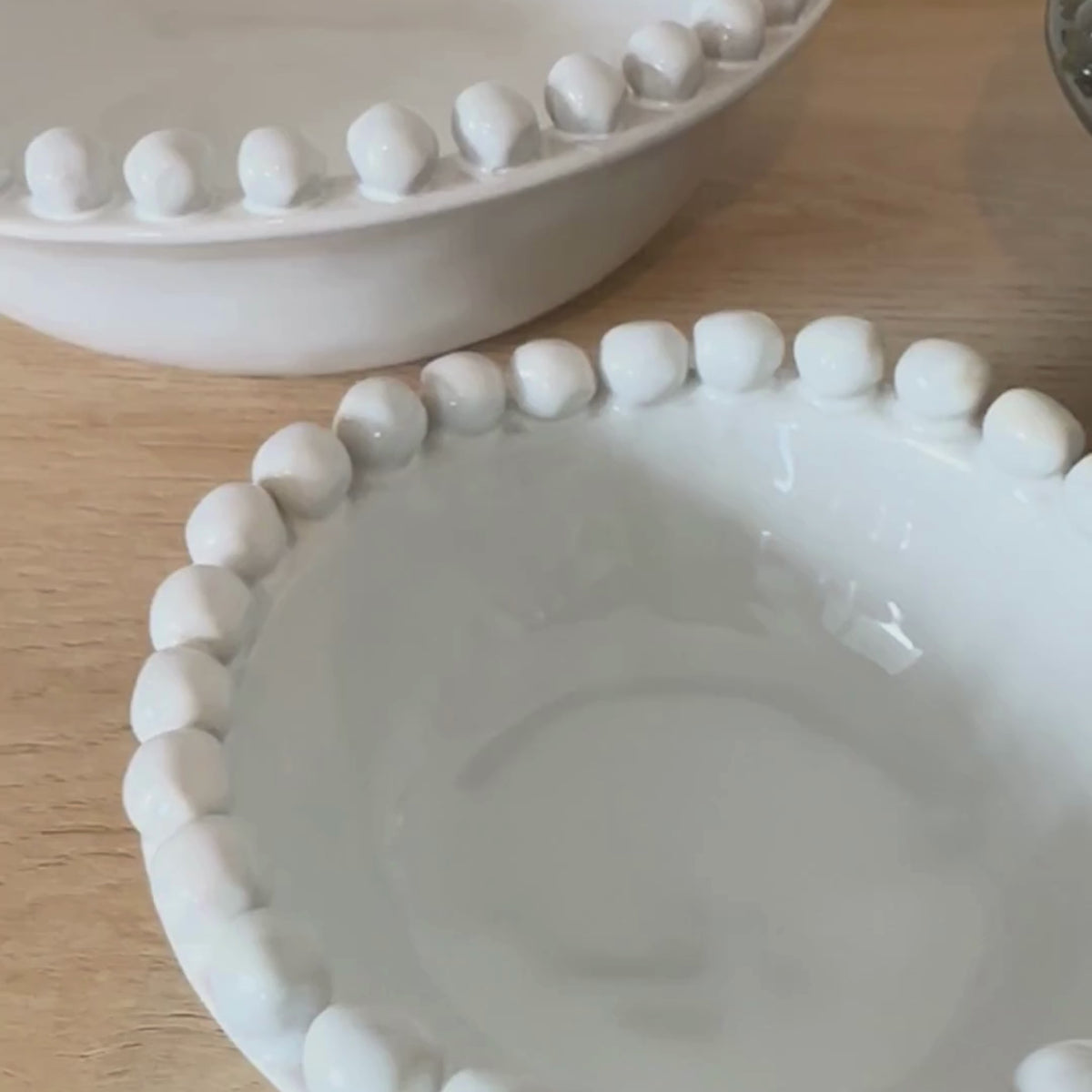 Ceramic Beaded Bowl - Small